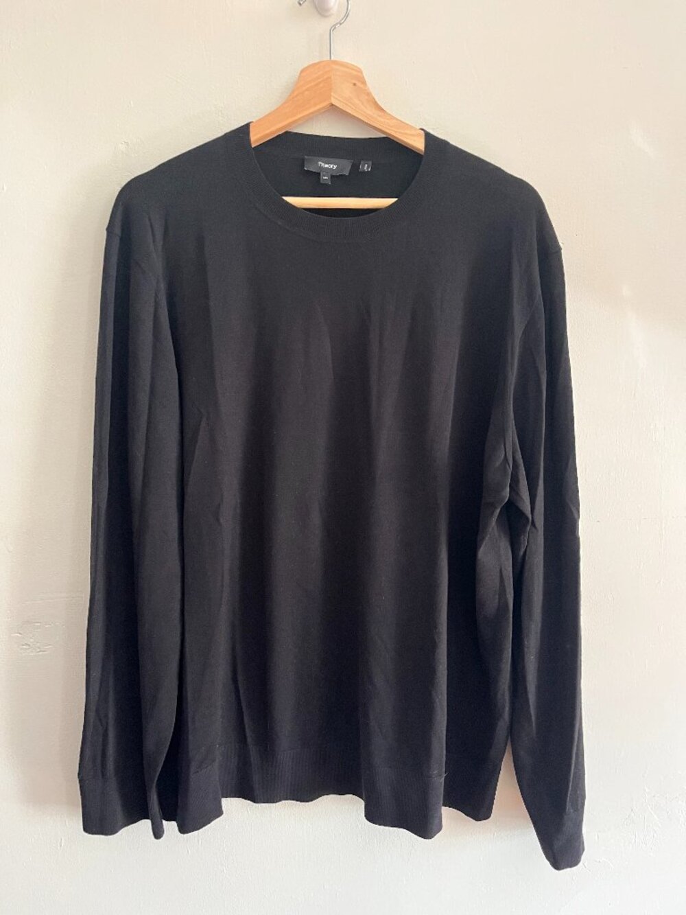 Theory Regal Wool Crew Neck Sweater - XXL